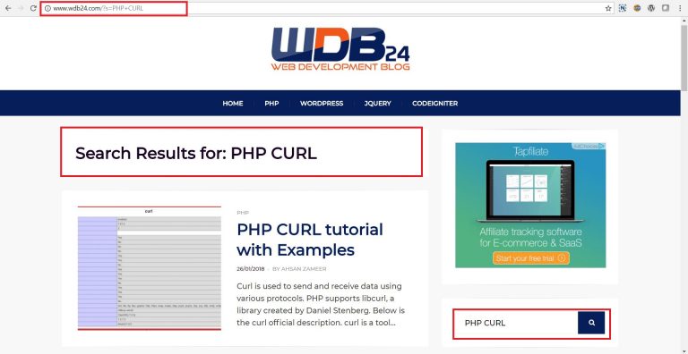 Php Curl Get Request With Parameters